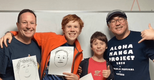 Art supplies and color tools arranged on a table